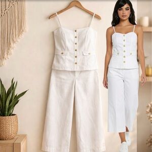 🛍️ BISOU BISOU Michele Bohbot white Bisou Bisou Michele Bohbot 2-Piece Set SMALL